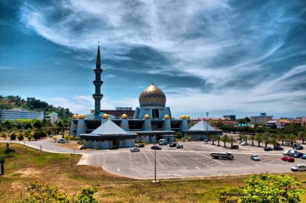 masjid negeri sabah, wisata ke negeri sabah malaysia, wisata kinabalu malaysia