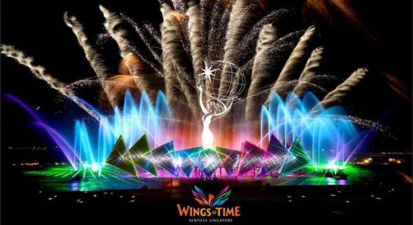 wing of time, pertunjukan wing of time di singapore, tour singapore, wisata singapore